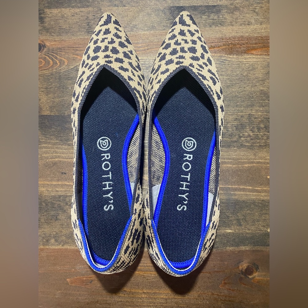 Rothy’s Point Leopard- excellent condition